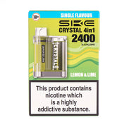 Crystal 4 in 1 Pod Kit by SKE in lemon and lime