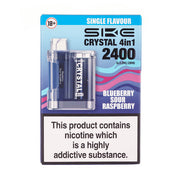 Crystal 4 in 1 Pod Kit by SKE in blueberry sour raspberry