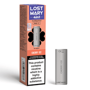 Pack of Two Lost Mary Cherry Ice Prefilled Pods.
