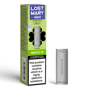 Pack of Two Lost Mary Pineapple Ice Prefilled Pods.