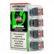 vaporesso corex 2.0 xros series 0.6 ohm mesh pod 2ml